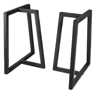 Modern Metal Legs For Wood Desk, Home Office Desk Legs, Contemporary Mudroom Bench legs,  Black Matte Coffee Table Legs, TEZ 40.40