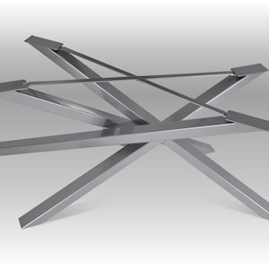 Table Base, Industrial Table Base, Additional Connecting Bars ,Handmade, Furniture, Dining Table Base, NEXUS 80.60