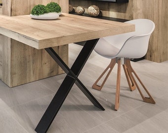 Table Legs, Table, Metal Legs, Dining Table, Desk Legs, Desk, Furniture Legs, Steel Legs, Industrial Table, Set of 2, IKSI 80.20