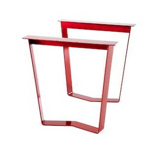 Table Legs | Handmade Metal Legs (set of 2 pcs) | Desk Legs, Dining Table Legs, Furniture Legs VINI 80.10