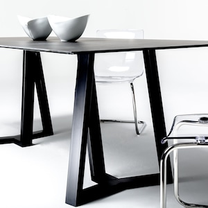 Table Legs, Dining Table Legs, Metal Desk Legs,  Steel table leg, Custom Sizes Available, SET of 2 ,  YARO 80.40