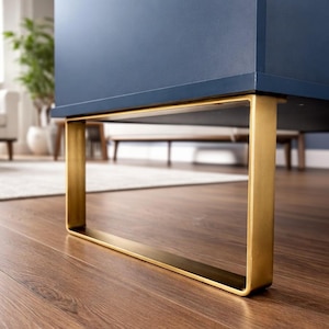 6" Mid Century Furniture Legs, Modern Cabinet Feet, Dresser Legs, CRUDO FLAT 40.5