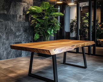 Sturdy Trapezoidal Table Legs: Reliable Support for Heavy Tabletops