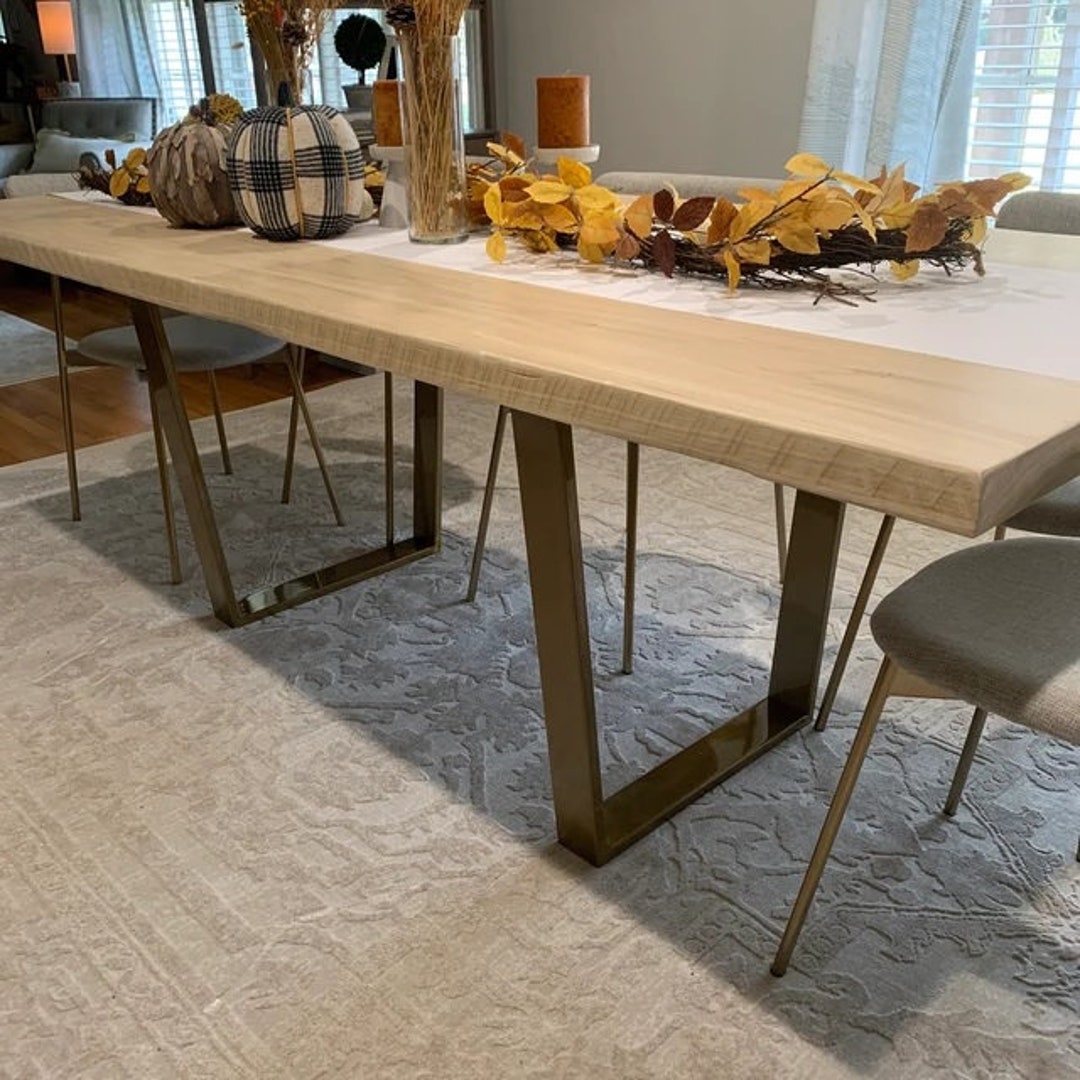 Metal Dining Table Legs. Industrial Kitchen Table Legs. Heavy Duty