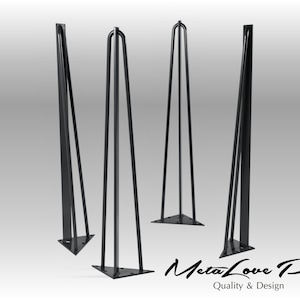Hairpin Legs Set of 4, Hairpin, Hairpin Table Legs, Desk Legs, Modern Table, Furniture Leg, Metal Leg, HAIRPIN PLUS
