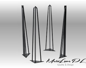 Hairpin Legs Set of 4, Hairpin, Hairpin Table Legs, Desk Legs, Modern Table, Furniture Leg, Metal Leg, HAIRPIN PLUS