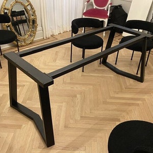 Sturdy Metal Trapezoidal Table Legs , Unwavering SUPPORT and Durability !!