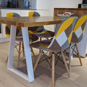 Trapezoid Dining Table Legs, Desk Legs, Table Legs, Coffee table legs,  Scandinavian style legs, Metal Table Legs, Set of 2,  VEX 80.20
