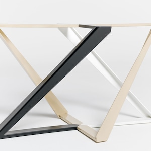 Modern Dining Table Base, Dining Table  Base, Table Base, Handmade, Furniture, Modern Table Base, Metal Table Base, Dining Table Legs ELENA