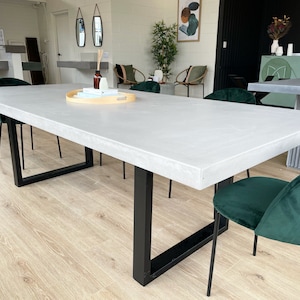Metal Dining Table Legs,  Steel Desk Legs, Iron Table Legs, Industrial Table, Set of 2, CRUDO 80.40