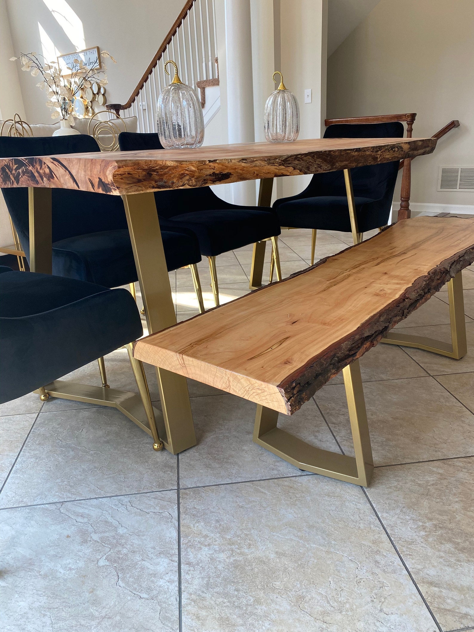 Trapezoid Metal Legs, Bar Height, Counter Height, Table Height, Bench Height, Console, Dining ...