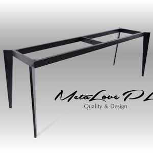 Dining Table Base, Table Base, Pedestal, Metal Table Base Powder Coated  Height,  MALMO