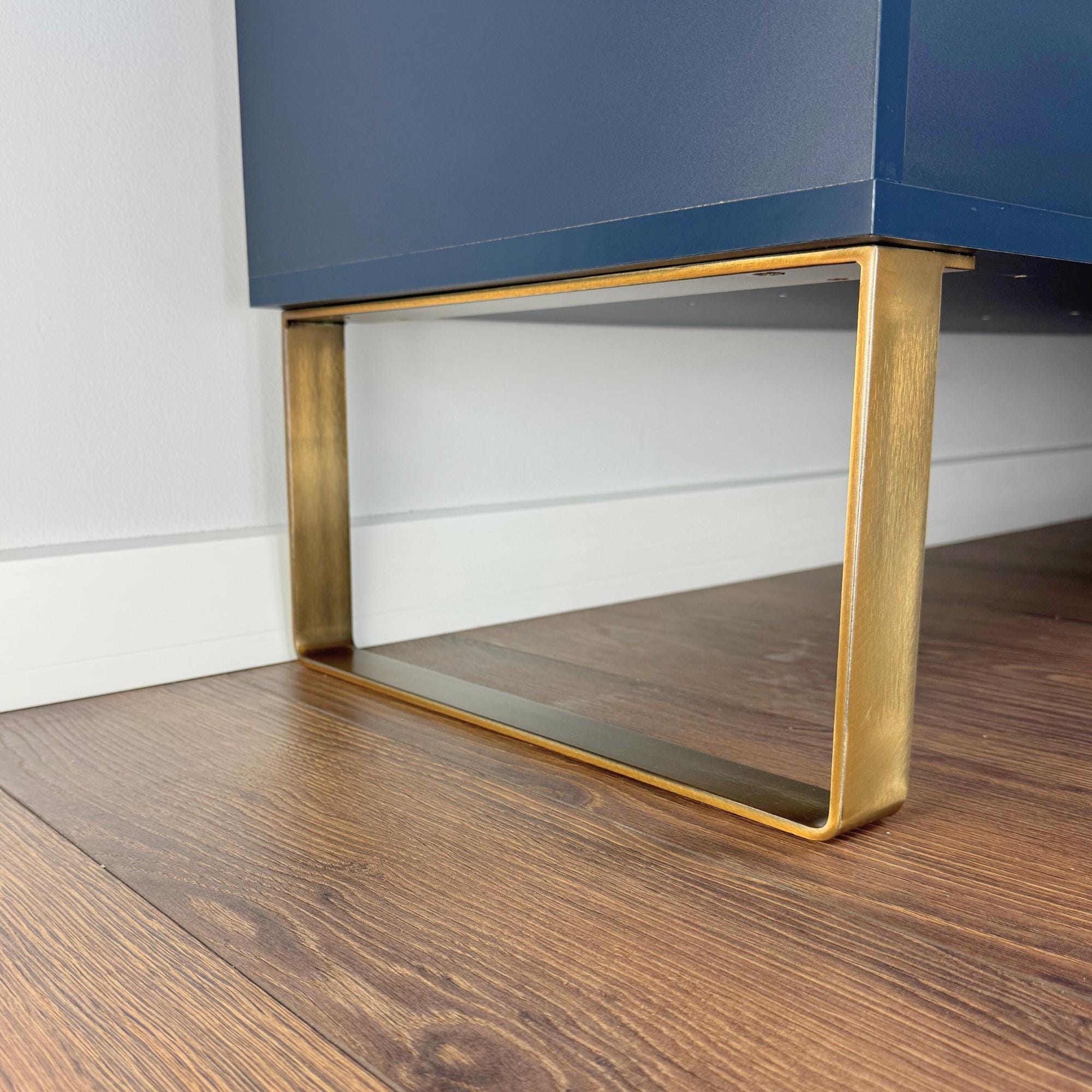 dresser legs gold Manhattan Comfort Jasper 72