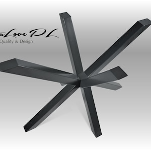 Steel Kitchen Table Base, Industrial Table Base, Dining Table Base in Spider Shape, Furnitures Legs For Oval Tabletop, XSAVIER 60.60