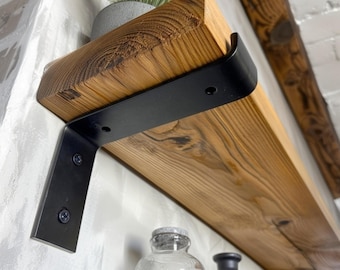 Minimalistic Shelf Bracket, Shelf Support Minimal, L-shaped Wall Shelf Bracket