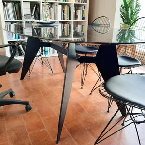 Table, Table Base, Modern Design, Metal Base, Handmade, Furniture, Dining Table, Modern Table Base, Metal Table Base,  HANEX
