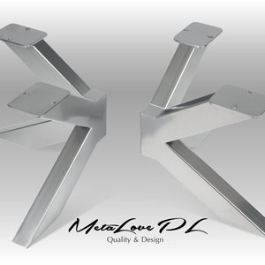 Contemporary Coffee Table Legs, Steel Bedroom Bench Legs, Designer Etryway Bench Legs,  SPIDER 60.40