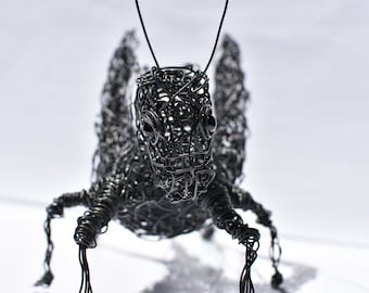 Wedding gift Father/'s Day gift Floor sculpture Steampunk lamp Wire sculpture Floor lamp Night lamp Birthday gift Night in the woods