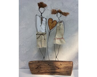 Metal sculpture Giraffe wire sculpture Animal sculpture | Etsy