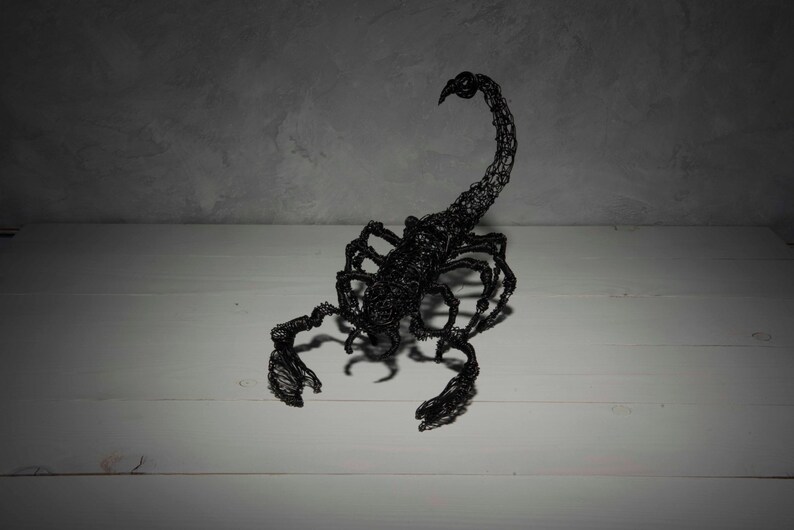 Wire Sculpture Birthday Gift Zodiac Gift Scorpion | Etsy