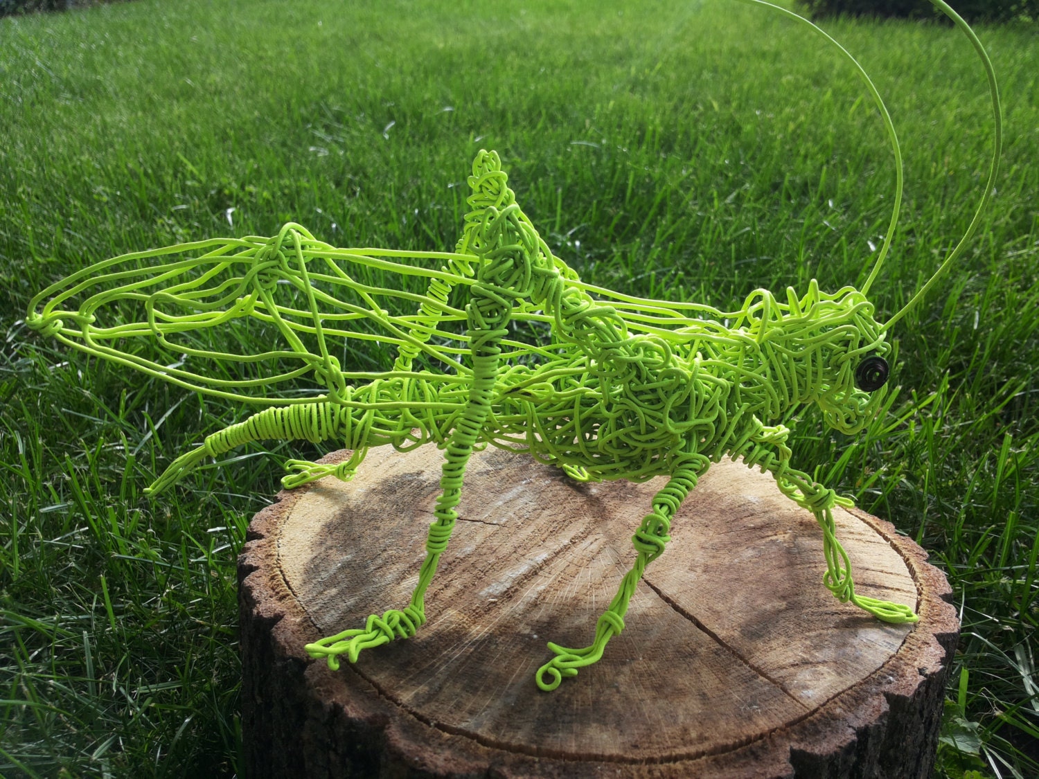 Draht-Skulptur Bodenkunst Wohnkultur Standkunst Draht | Etsy