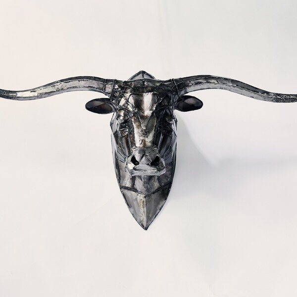 Metal Bull Wall Art Etsy