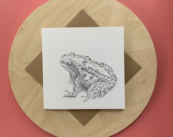A Puddock || Greetings Card || Frog || Nature Inspirer || Common Frog