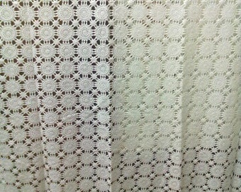 053-LACE CURTAIN TABLECLOTH