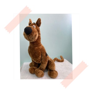 Grote maat !!! Scooby-Doo Vintage pluche/Scooby-Doo hond Vintage/Retro Cartoon Network speelgoed