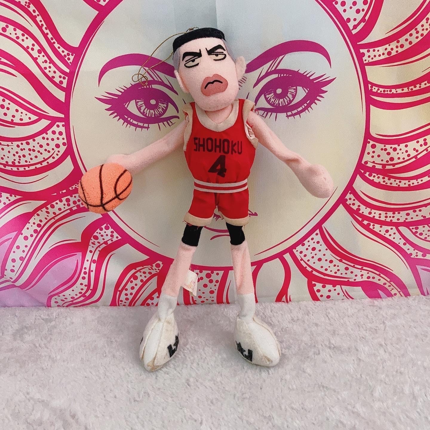 2 X Slam Dunk Vintage Plush Doll / Anime Basketball Game