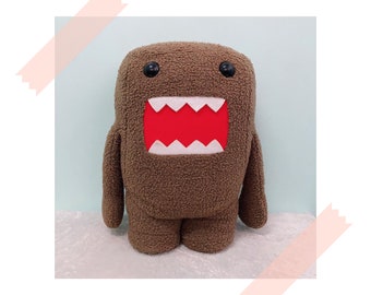 Special Big Size Domo Kun 1999 Vintage Plush Domo Brown Color Japan Retro Cartoon Cawaii Toy Etsy UK