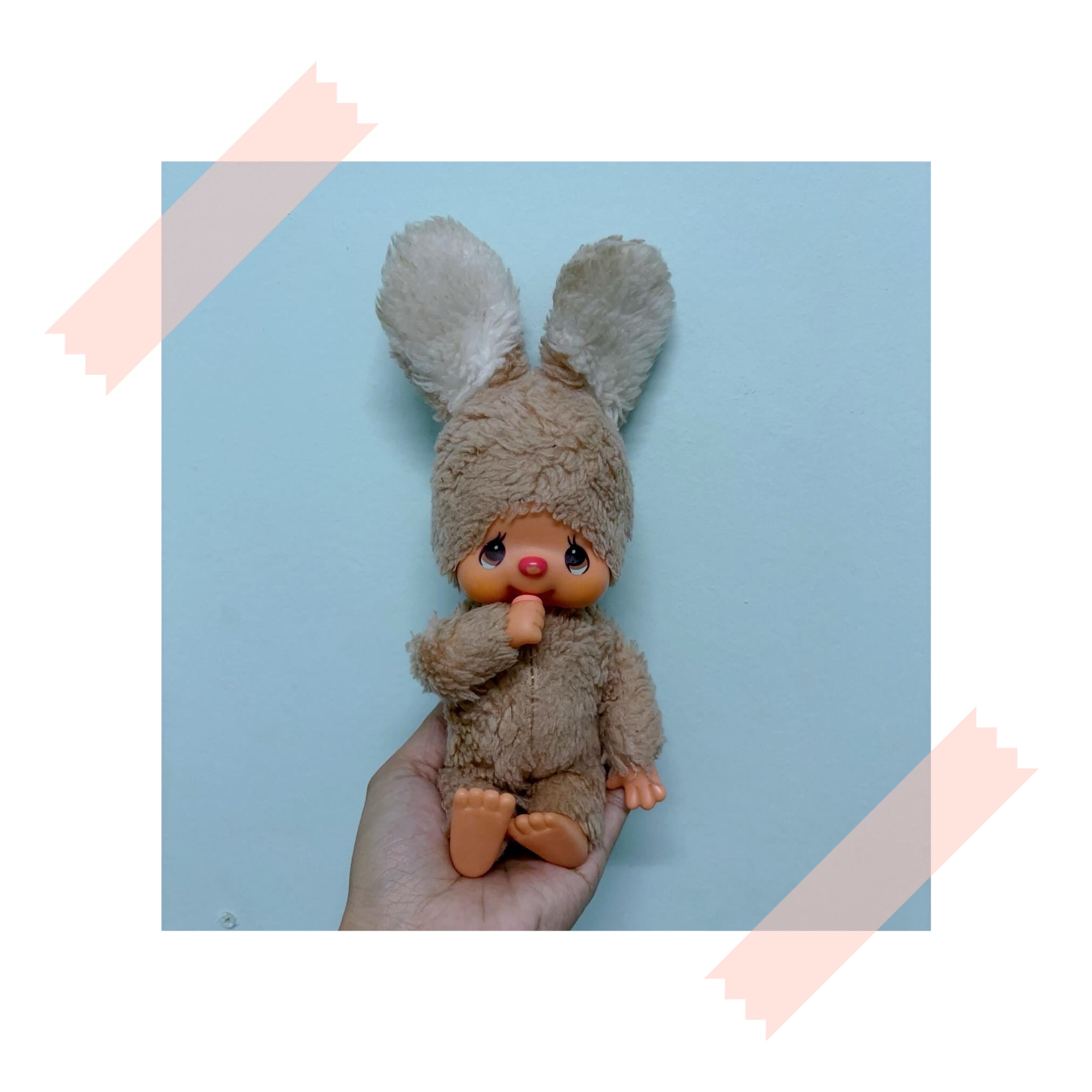 Monchhichi Bunny Rabbit Vintage Plush / Sekiguchi Doll - Etsy