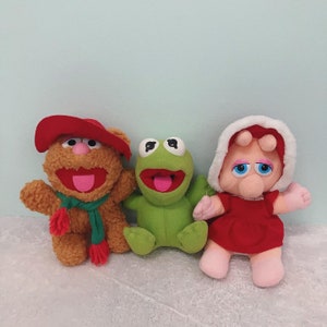 3 x The Muppet Vintage Plush 1987