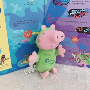 Felpa de cerdo/juguete de goma con cara de cerdo/muñeca de Animal rosa/dinosaurio George Pig/Peluche de peluche de Animal