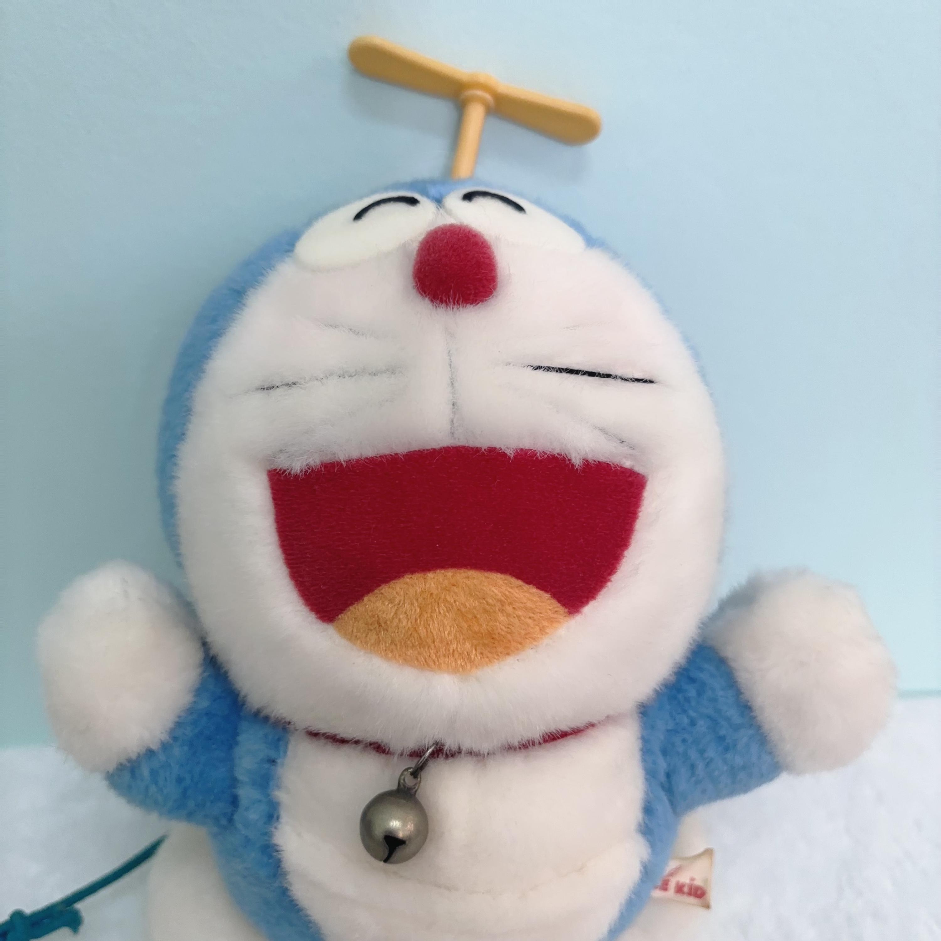 ヴィンテージ ドラえもん ぬいぐるみ：日本のアニメ猫人形（10インチ