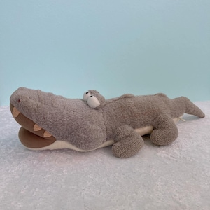 Japan Crocodile Vintage Plush / Stuffed Animals Doll/ Animals Vintage Plushie / Soft Plush Crocodile