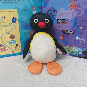Nylon !!!! Pingu in the City Plush 1998/ Penguin Plushie / Pinga Vintage Doll / pingu Vintage Toy / Retro Penguin
