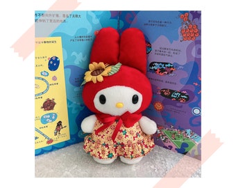 ヴィンテージ ハローキティ ブラウンベア ぬいぐるみ ソフトトイ