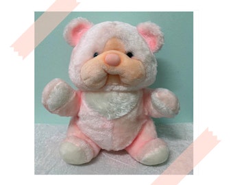 ヴィンテージ ピンクベア ぬいぐるみ：1970年代のコレクターズアイテム