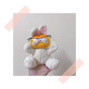 Garfield Bunny Plush Toy 1981 R. Dakin & Co. / Fat Cat Cartoon Vintage Stuffed Animal