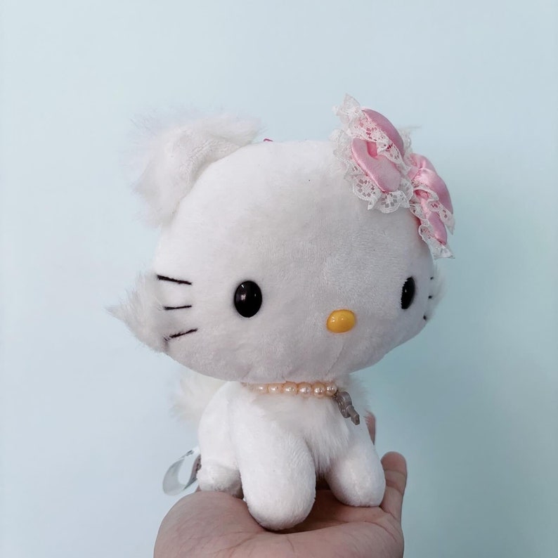 Charmmy Kitty Cat Plush / Charmmy Kitty Retro Plushie / Sario Vintage Doll / Japan Cat Vintage / Soft Plush Animals image 3