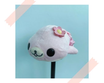 Pink !!! Mamegoma Sario Plushie / Japan Seal Animals Dolls / San-x
