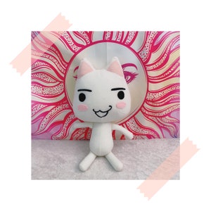 Cat Vintage Plushie Doll / Japan Anime Toy 1999