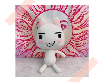 Cat Vintage Plushie Doll / Japan Anime Toy 1999