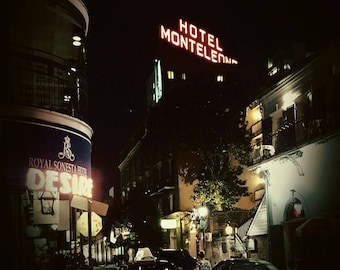 New Orleans Art, New Orleans at Night, New Orleans Photography, Wall Art, Travel Photography, French Quarter Art, French Quarter Photography