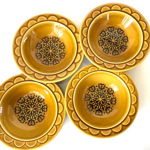 Vintage bowls by Homer Laughlin Castilian by Coventry small soup/ dessert bowls set of 4 retro dinnerware