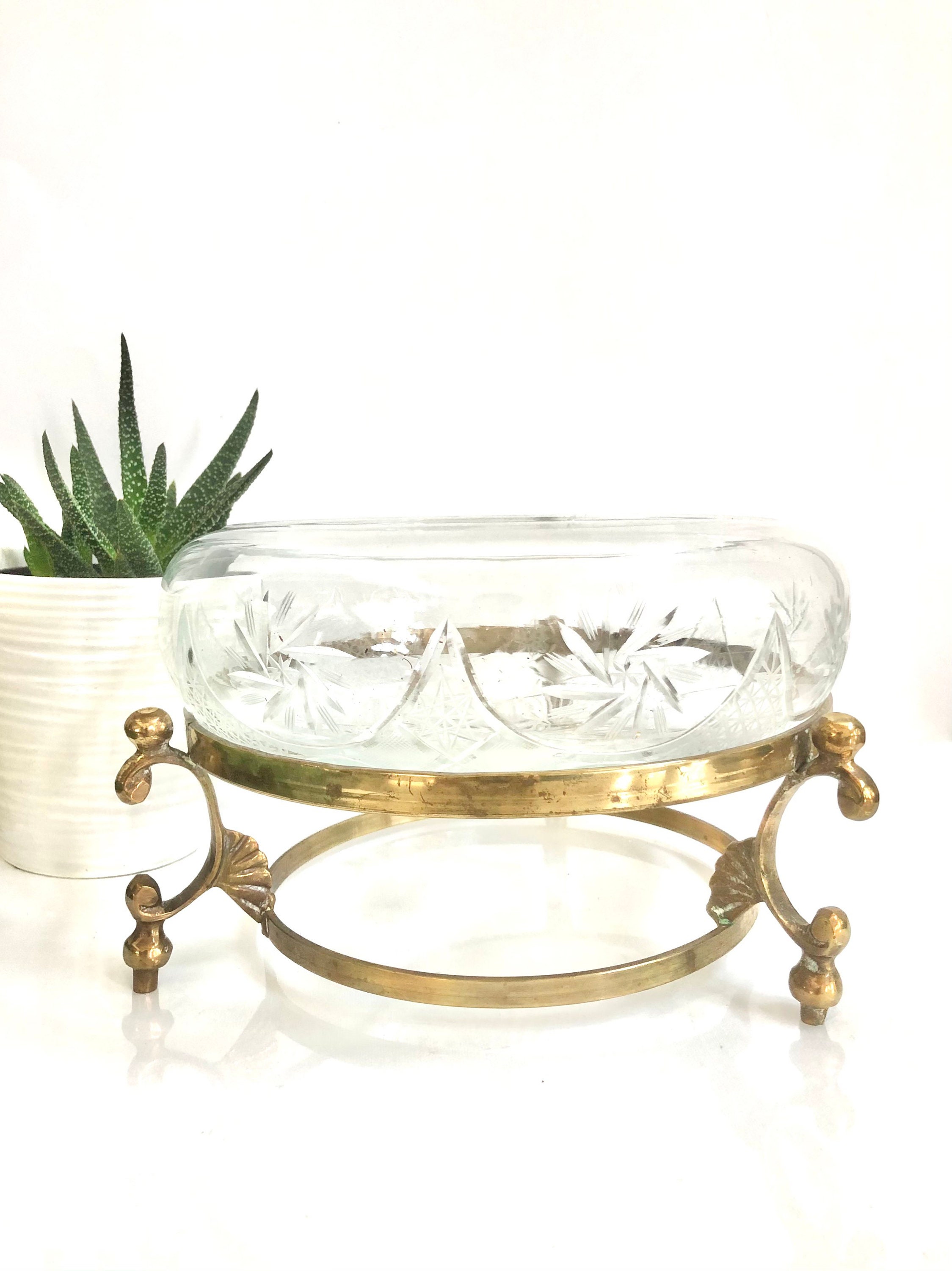 Brass Potpourri Bowl Etsy