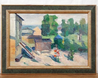 wall deco landscape Odessa artist Original oil painting Ukraine Ukrainian painting