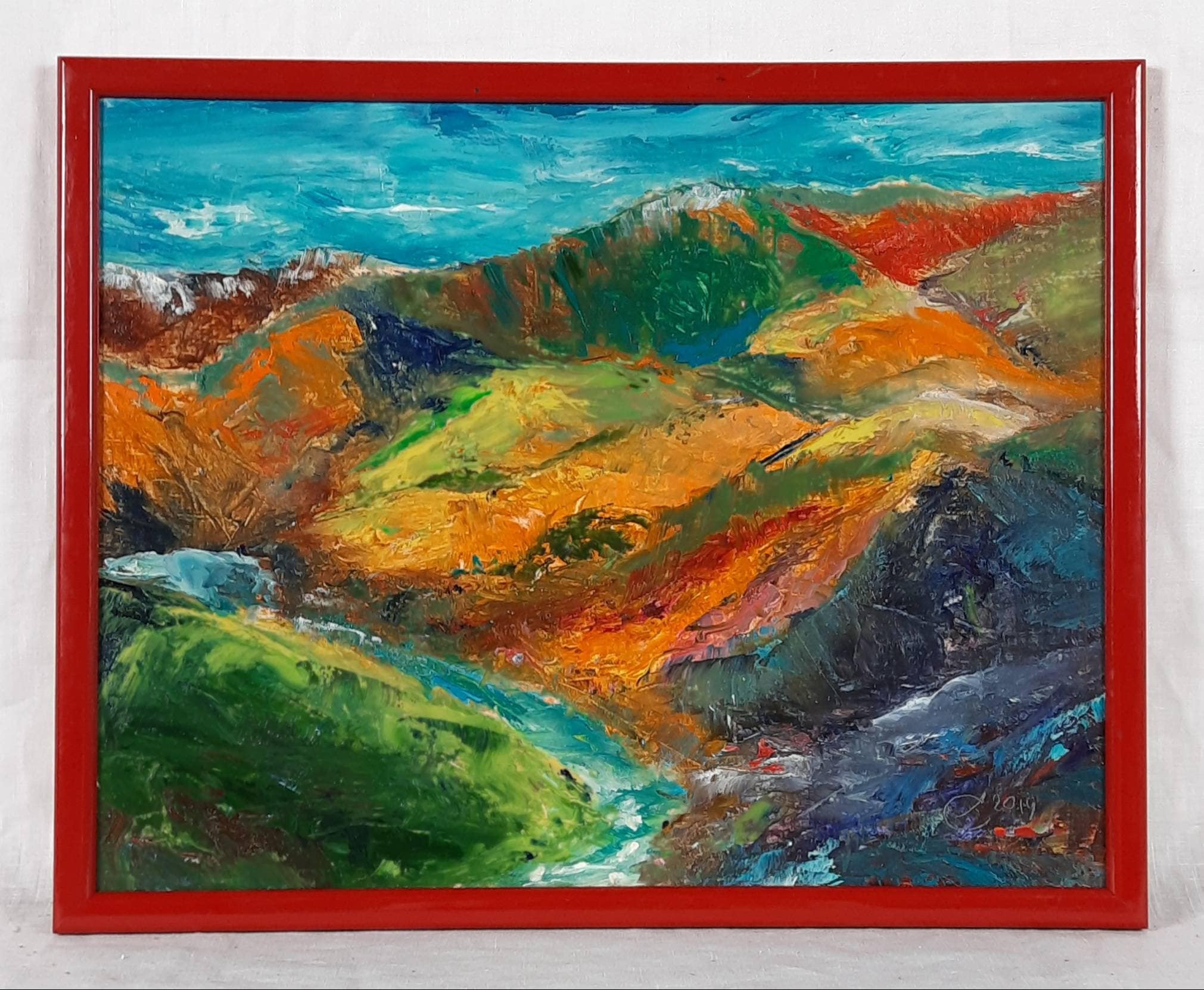 Original Oil Painting Ukrainian Artist Landscape Abstract | Etsy