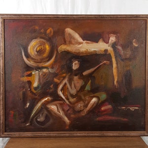 O Rapto de Europa, Pintura a Óleo Mitológica Original, Zeus como Touro, Belas Artes Europeias, Artista Ucraniano